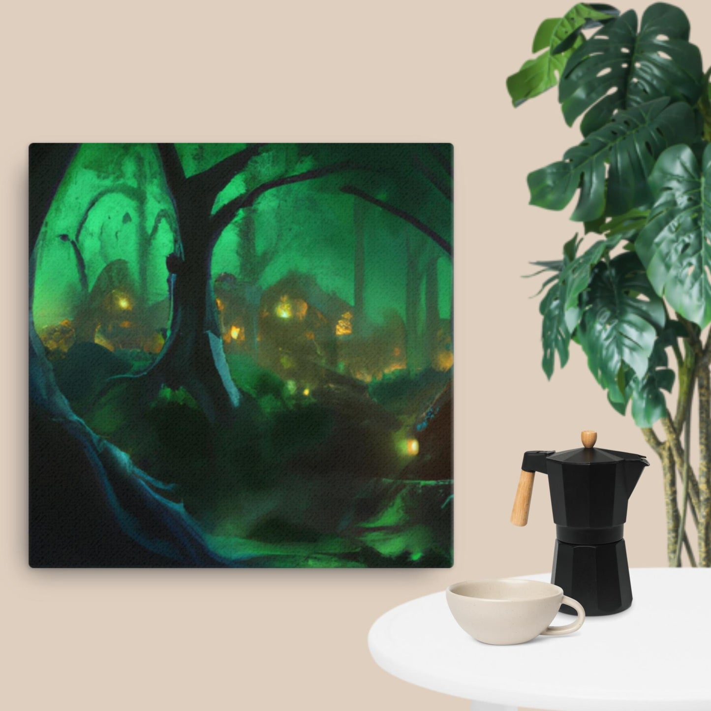 Deep Woods Village Canvas