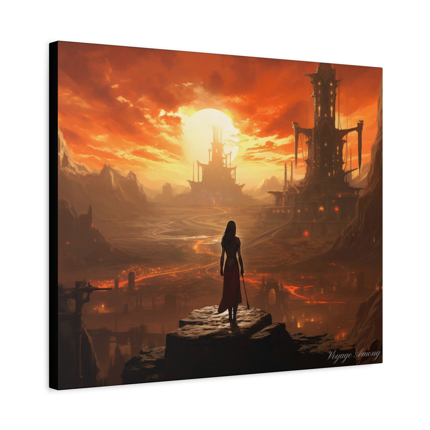 Steel Serenity: A Journey Through the Forge of Destiny Canvas