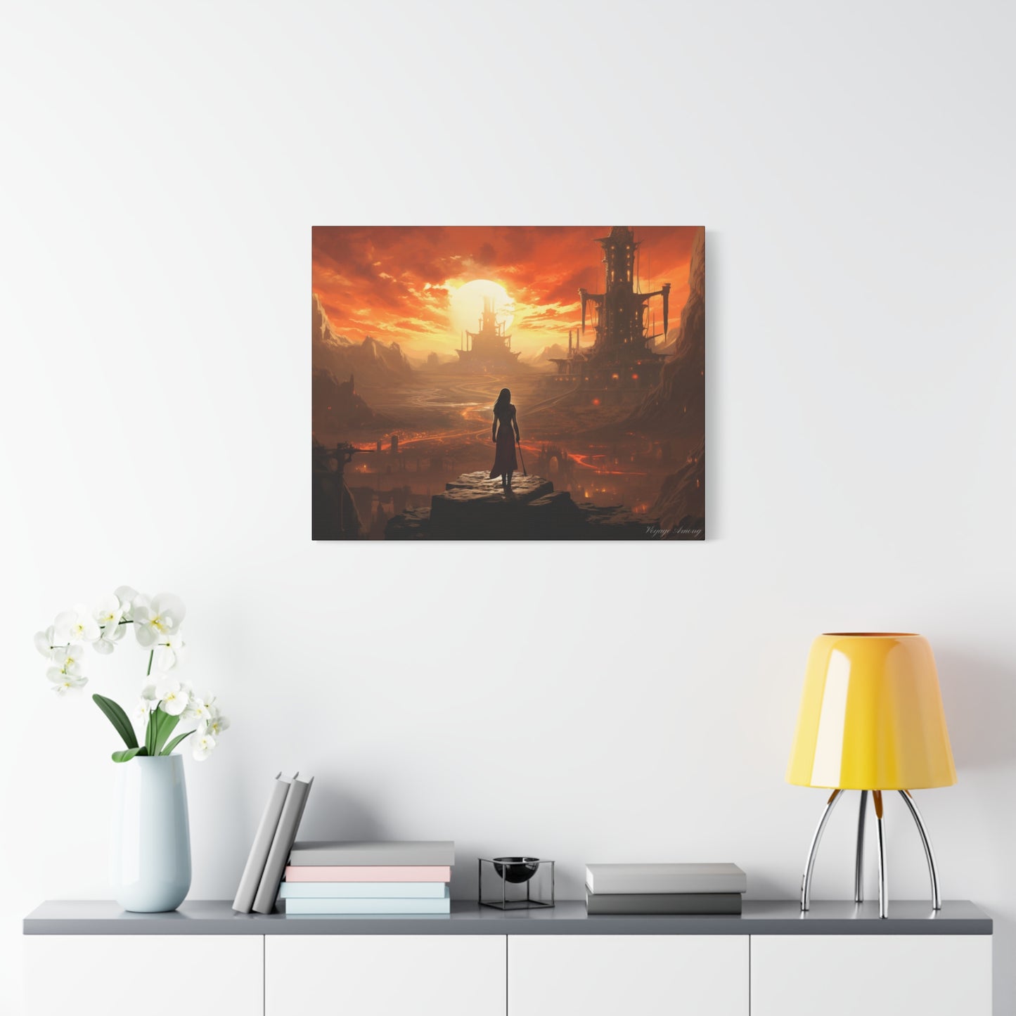 Steel Serenity: A Journey Through the Forge of Destiny Canvas
