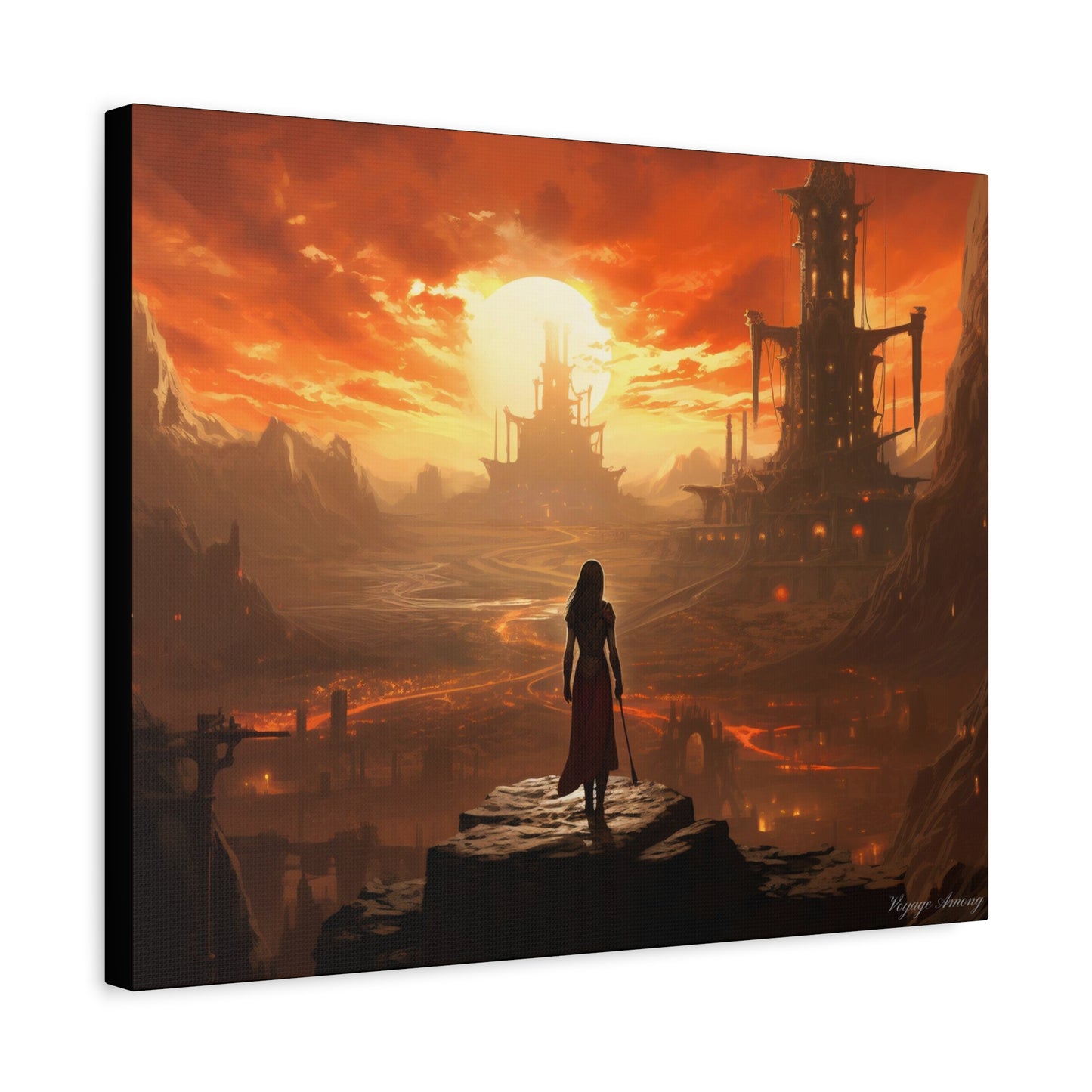 Steel Serenity: A Journey Through the Forge of Destiny Canvas
