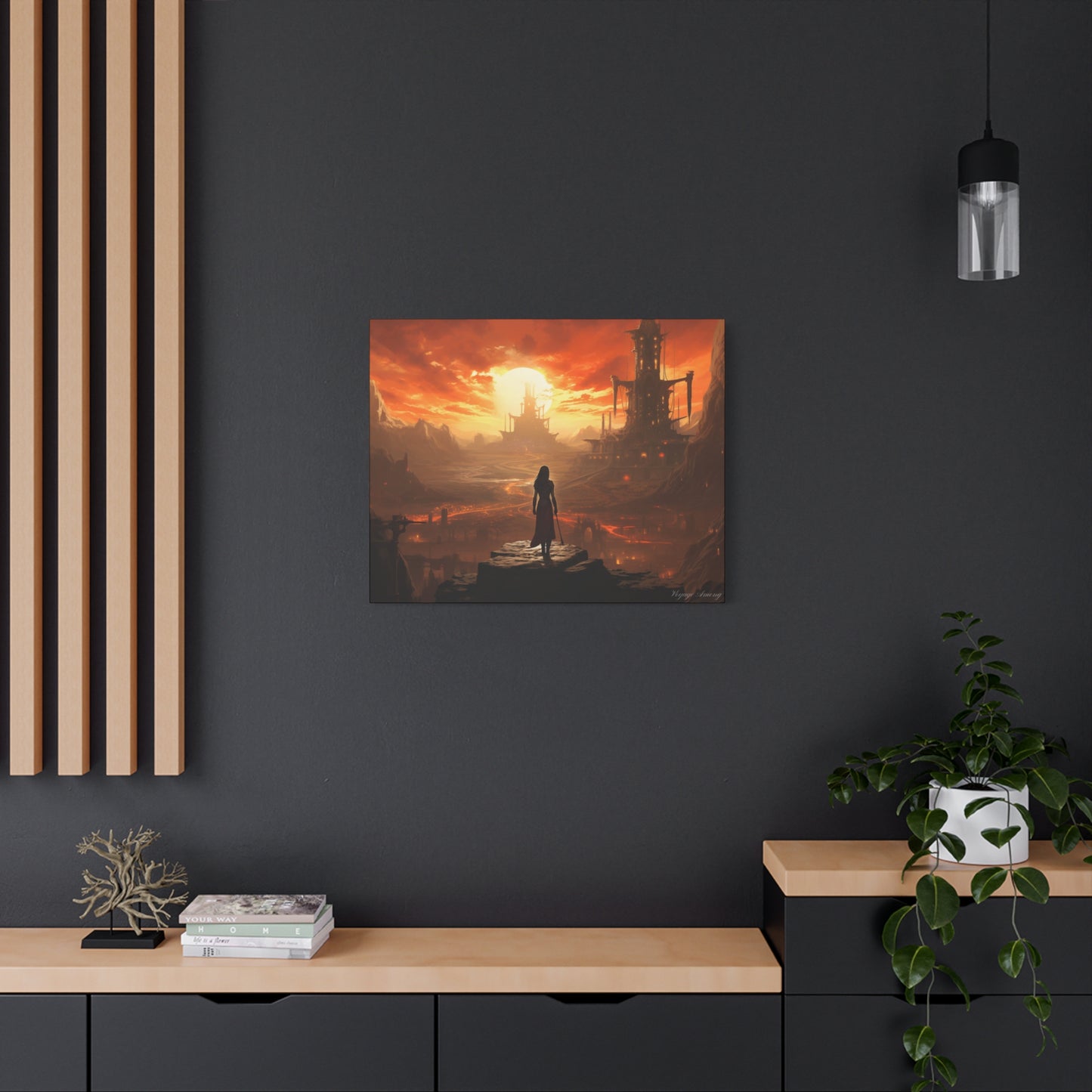 Steel Serenity: A Journey Through the Forge of Destiny Canvas