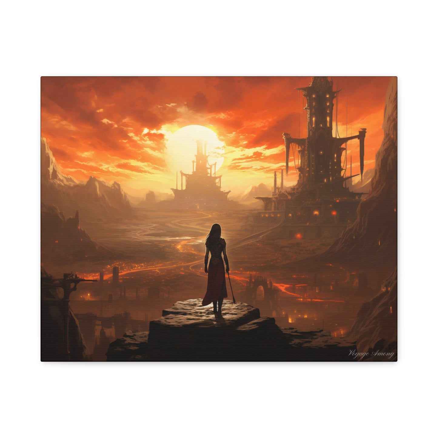 Steel Serenity: A Journey Through the Forge of Destiny Canvas