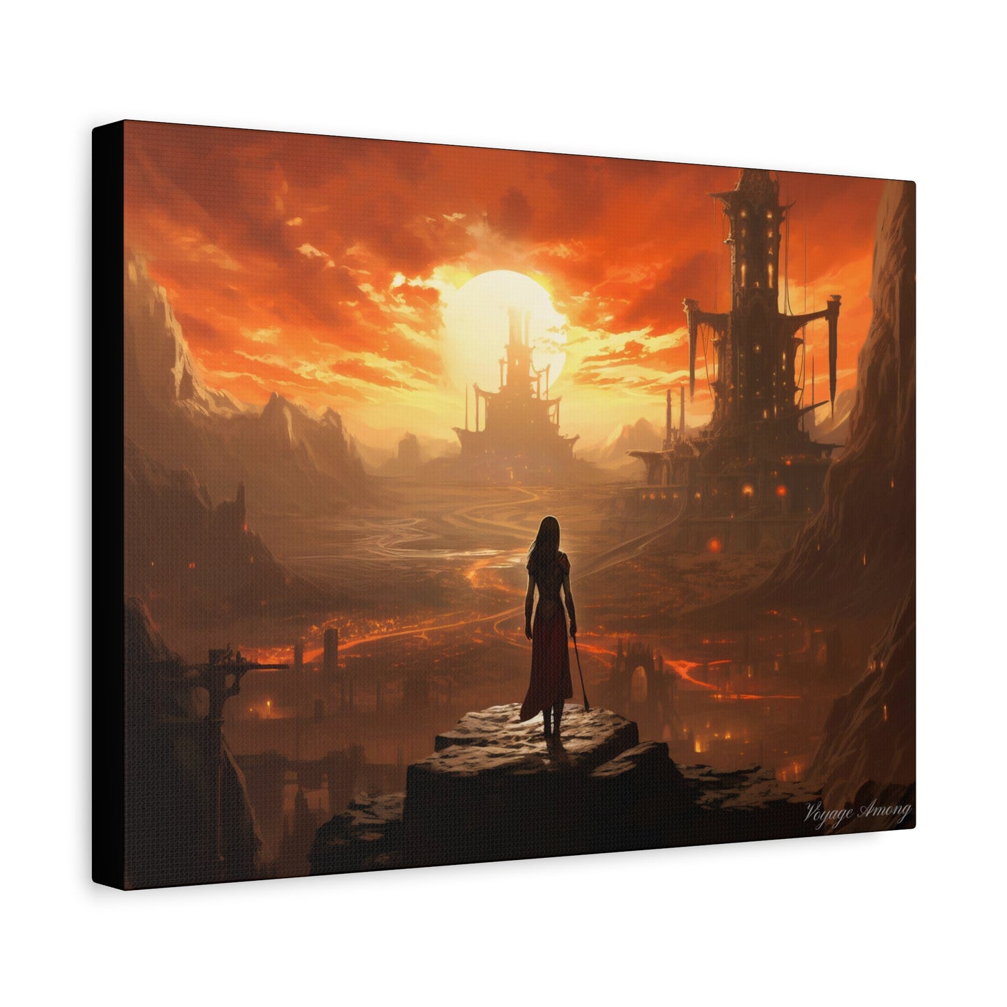 Steel Serenity: A Journey Through the Forge of Destiny Canvas