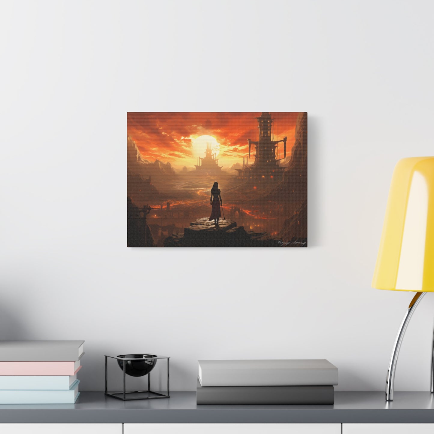 Steel Serenity: A Journey Through the Forge of Destiny Canvas