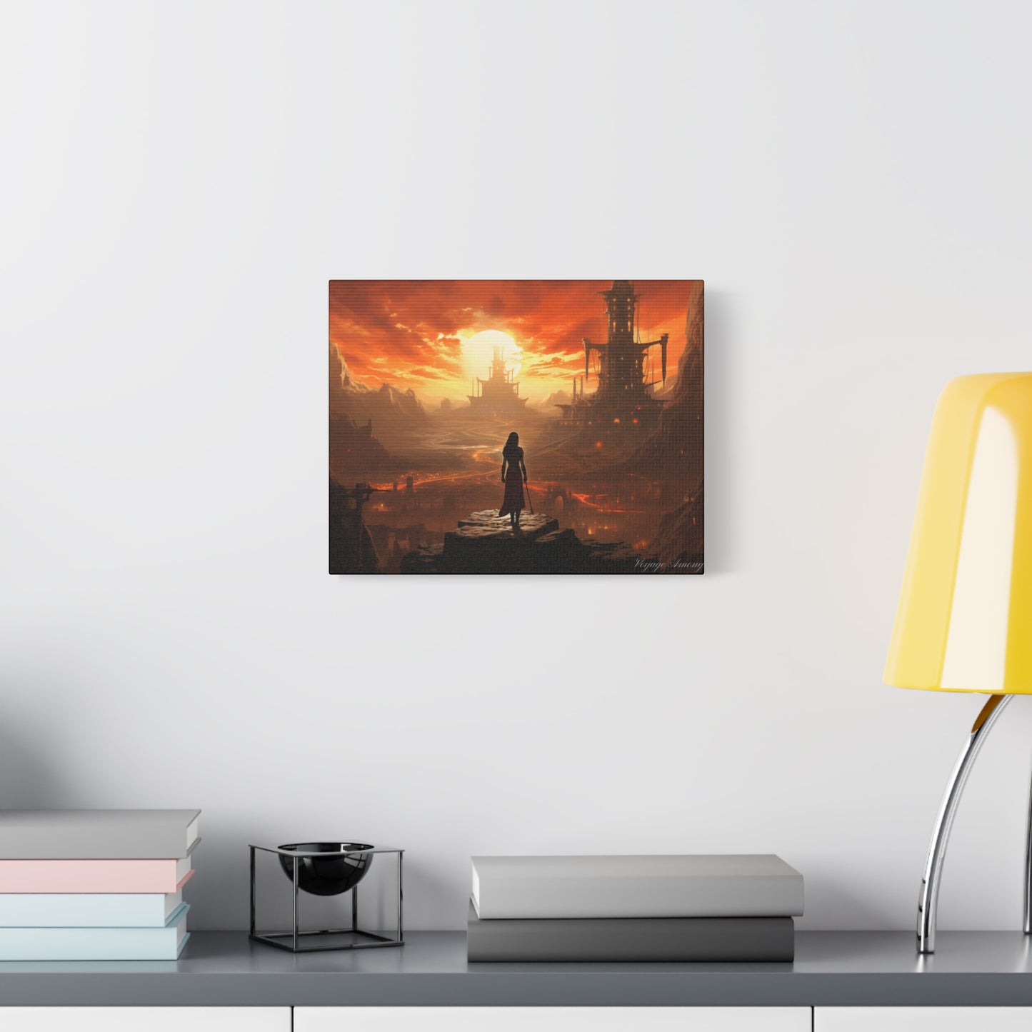 Steel Serenity: A Journey Through the Forge of Destiny Canvas