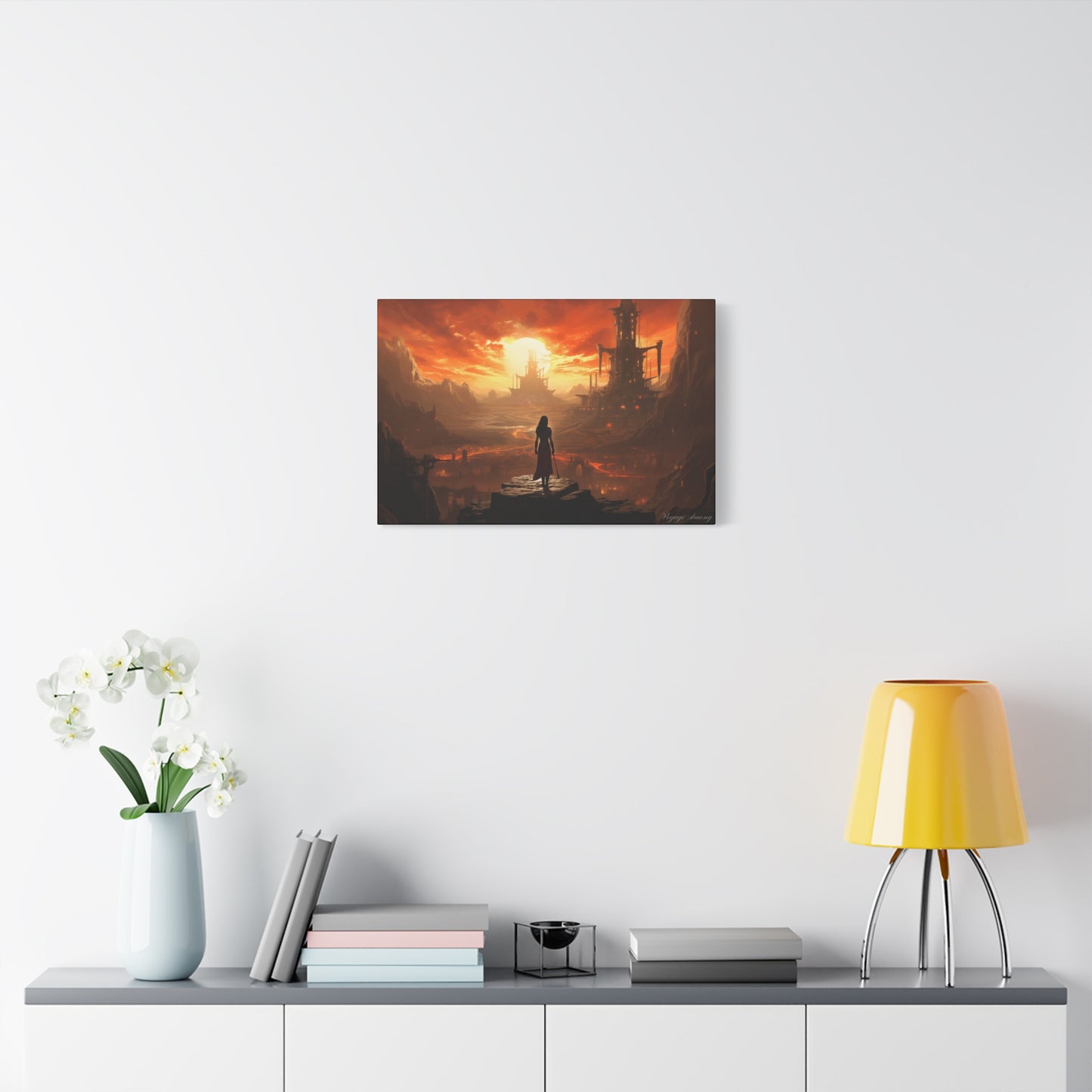 Steel Serenity: A Journey Through the Forge of Destiny Canvas