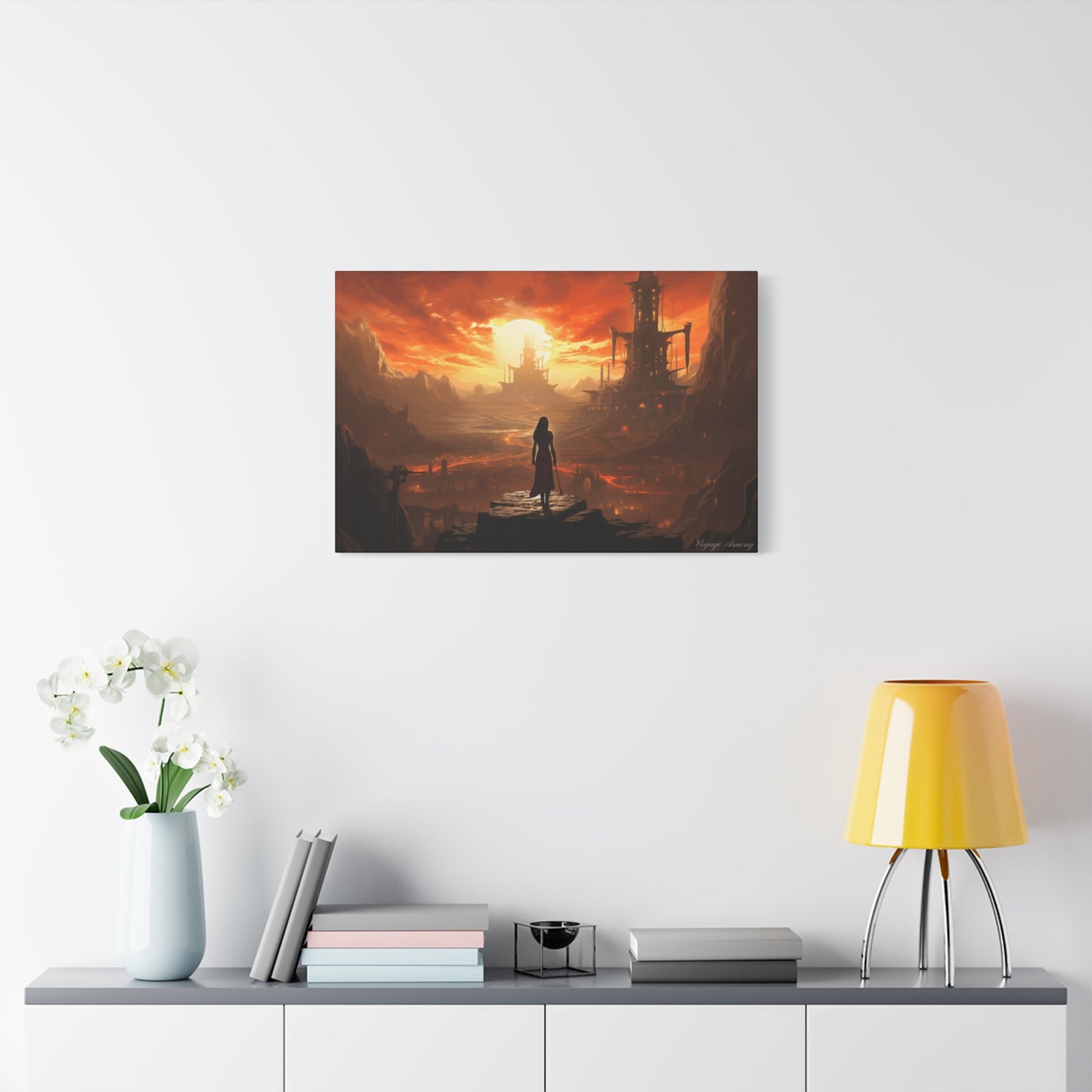 Steel Serenity: A Journey Through the Forge of Destiny Canvas