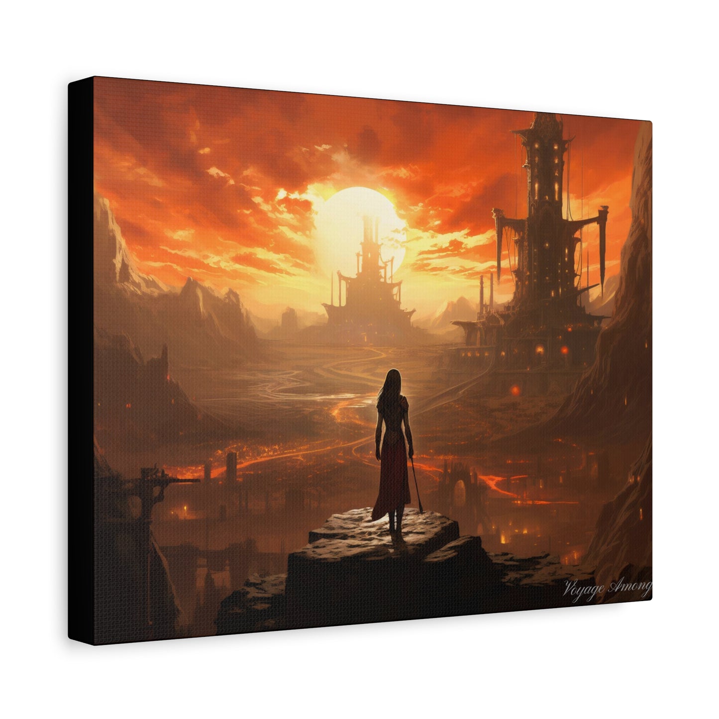 Steel Serenity: A Journey Through the Forge of Destiny Canvas