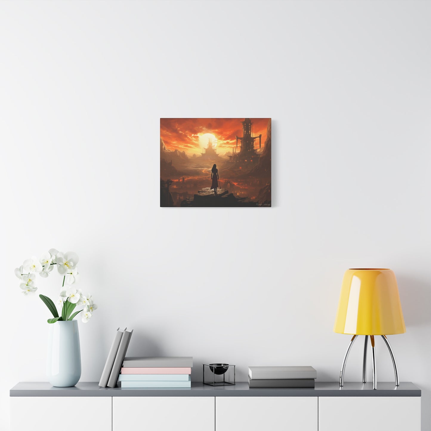 Steel Serenity: A Journey Through the Forge of Destiny Canvas