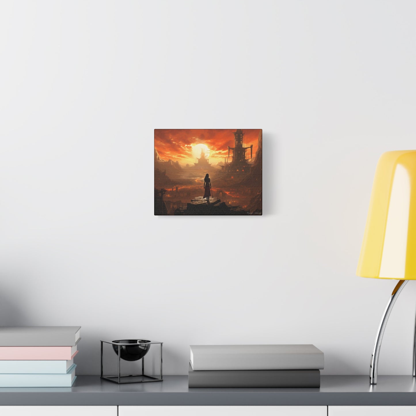 Steel Serenity: A Journey Through the Forge of Destiny Canvas
