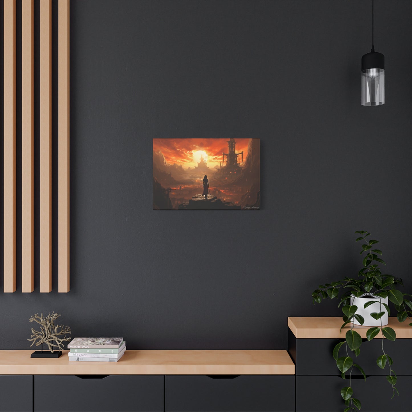 Steel Serenity: A Journey Through the Forge of Destiny Canvas