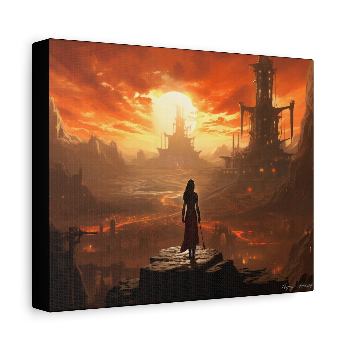 Steel Serenity: A Journey Through the Forge of Destiny Canvas