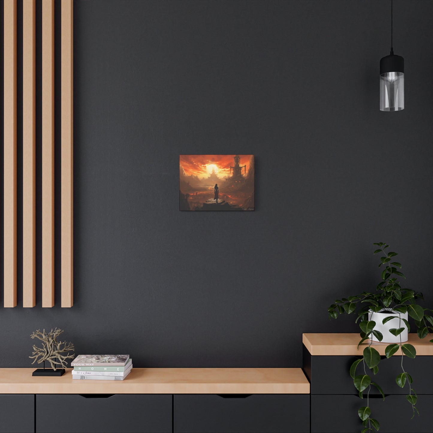 Steel Serenity: A Journey Through the Forge of Destiny Canvas